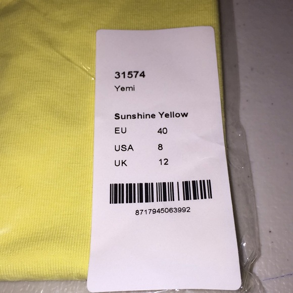 Basic By Yest Yemi Sunshine Yellow T Shirt Size 8 - Picture 11 of 16
